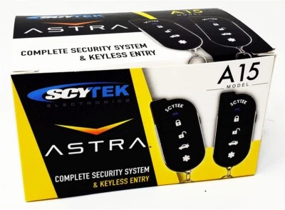 ScyTek A15 1-Way Keyless Entry Car Alarm Vehicle Security System w/ Remote - Image 1 of 2