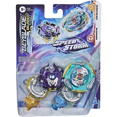 HASBRO Glide Dullohan D6 & Minoboros M6 Burst Surge Speedstorm Beyblade Pack - Imagem 1 de 3