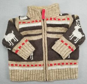 Baby Boy Clothes Carter's 6 Month Knit Winter Deer Sweater