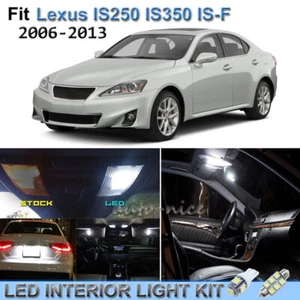 Kit Pack Lumières LED Intérieur Blanc pour Lexus IS250 IS350 IS-F 2006-2013 - Photo 1/9