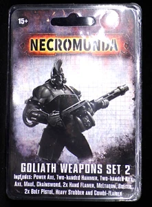 Forge World Goliath Weapons Upgrade Set 2 - Necromunda Warhammer 40K - Picture 1 of 2