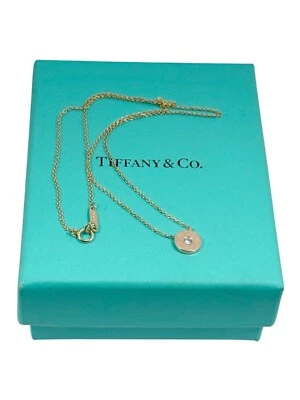 TIFFANY & COMPANY 1837 ROSE GOLD AND DIAMOND CIRCLE PENDANT - Image 1 of 4