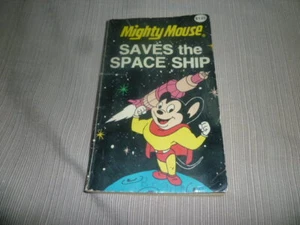 Vintage Mighty Mouse Children's Book "Mighty Mouse Saves the Space Ship" - Picture 1 of 2