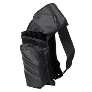 Archery 4 Tubes Arrow Quiver Holder Belt Waist Bow Hunting Side Quiver Black - Picture 1 of 10