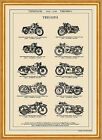 MOTOCYKLE MODEL SPORTOWY SUPRA TOURREN MODEL A2 tablica znamionowa 1930 - 1938 TRIUMPH 1