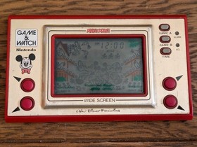 NINTENDO GAME AND & WATCH Mickey Mouse 1981 JAPAN Tested