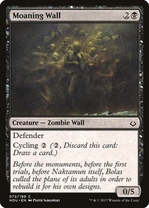 Moaning Wall 4x FOIL HOU MTG Hour of Devastation Common MINT black - Picture 1 of 1