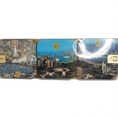 Vintage Spain Tourist Souvenir Coaster Set Cityscape Views LODMEZ S.A. Sealed - Image 1 of 4