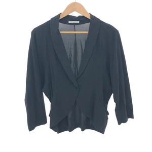 ISSEY MIYAKE Jacket Size2 IM91J006 Black Womens Outerwear Stretch F/S from Japa - Picture 1 of 7