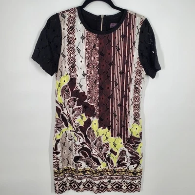 Vestido a Rayas Hale Bob Mujer Talla S Encaje Poliamida Floral Cambio Carrera Cóctel Foto 1 de 4