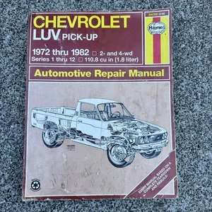 Haynes Chevrolet Chevy Luv Pickup 1972-1982 2WD 4WD Auto Repair Manual 319 USA - Foto 1 di 9