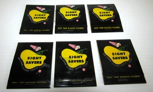 Lot 6 Sight Savers Dow Corning Silicone Treated Tissues Cleans Glasses Vintage - Picture 1 of 11