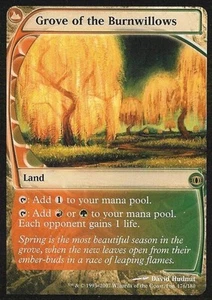 Grove of the Burnwillows - Heavy Play MTG Futuresight - Picture 1 of 1