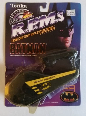 Lanzador Batimóvil Vintage 1990 Tonka Dark Knight Batman RPM Rendimiento Real Foto 1 de 4