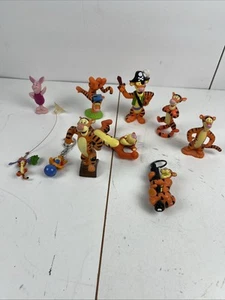 Disney Tigger Pooh Piglet Figure Lot - Picture 1 of 8