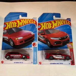 Lote de 2 Hot Wheels Honda Civic - Imagen 1 de 5