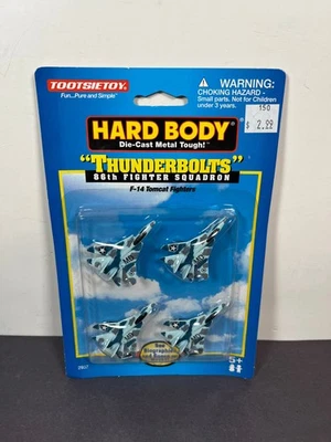 Juego de aviones de escuadrón TootsieToy Hard Body THUNDERBOLTS F-14 TOMCAT FIGHTERS 1998 Foto 1 de 4