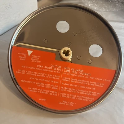 NEW Cuisinart FP-16ASD FOOD PROCESSOR Adjustable Slicing Disc Replacement Blade - Image 1 of 4