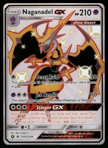 Naganadel GX Shiny Holo Rare Hidden Fates: Shiny Vault SV63/SV94 NM - Picture 1 of 2