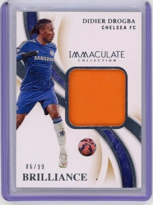 Didier Drogba 2020 Immaculate Brilliance Jersey Patch /99 #B-DD Player Worn - Image 1 of 2