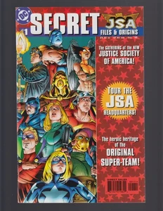 JSA SECRET FILES & ORIGINS #1 (1st Hawkgirl & Atom Smasher, Mister Terrific) En estado bastante bueno+ - Imagen 1 de 2
