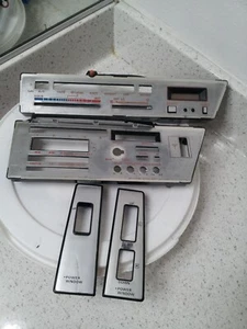 85-86 NISSAN 300 ZX (z-31) RADIO FAUX CHROME FOUR PIECE TRIM SET - Picture 1 of 24