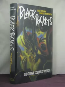 1st,signed by 2(author,artist),Black Pockets by George Zebrowski(2006,Horror HB) - Picture 1 of 4