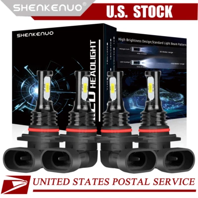 Kit de bombillas LED de haz alto bajo 6000 k para GMC Savana 2500 1997-2018 2019 Foto 1 de 4