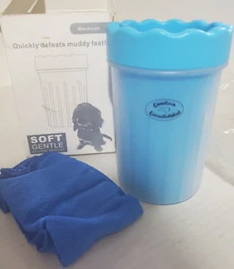 NEW Pet Dog Puppy Paw Foot Soft Cleaner Washer Silicone Dipper ~ Medium size - Picture 1 of 6