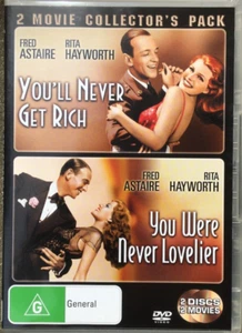 You'll Never Get Rich/You Were Never Lovelier (Classic 1941/2) DVD 2-Disc AS NEW - Picture 1 of 4