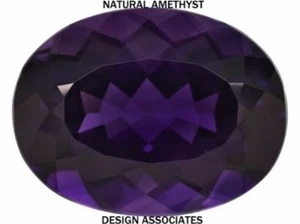 AFRICAN AMETHYST 8 x 6 MM OVAL CUT ALL NATURAL AAA - Picture 1 of 1