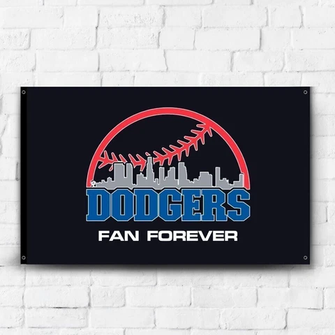 Los Angeles Dodgers 3x5 ft Flag MLB Baseball Champions Fans Gift Wall Banner Cover