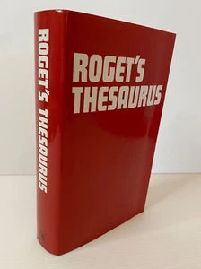 Book Club Associates 1st Thus Vintage Hardcover 1988, Roget's Thesaurus HBDJ - Picture 1 of 11