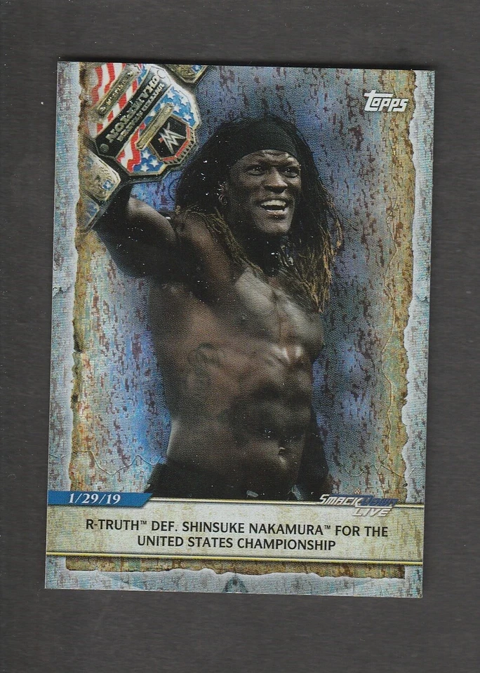 R-TRUTH #85 2020 WRESTLEMANIA FOIL CARD NICE!**** Foto 1 de 1