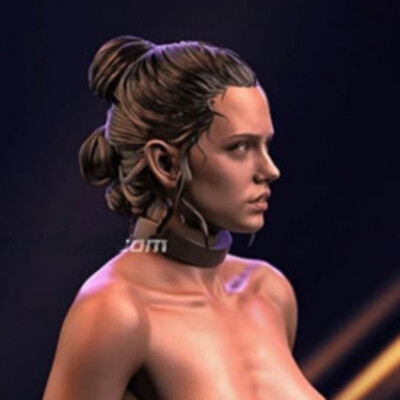 Skywalker Girl Full Resin Figure 1/24 Scale M...