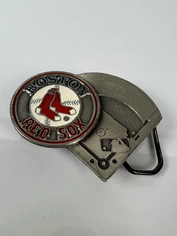 Vintage 1994 Pewter Boston Red Sox Belt Buckle MLB Baseball Limited Edition Cover