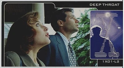 X FILES SHOWCASE LASER CUT CARD L2 - Image 1 of 2