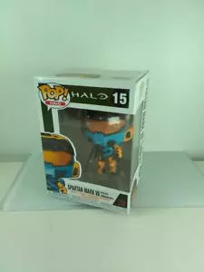 Funko Pop Halo 15 Spartan Mark VII Game Add-On Blue Uni (NJL027945) - Picture 1 of 4