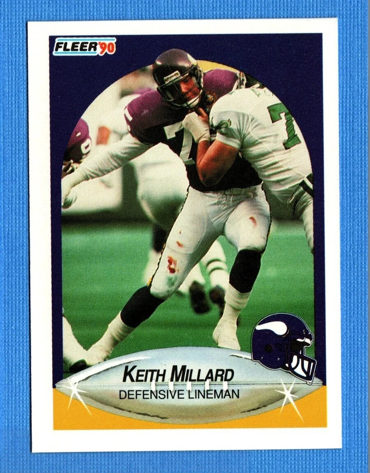 1990 Fleer #105 Keith Millard Vikings - Image 1 of 1