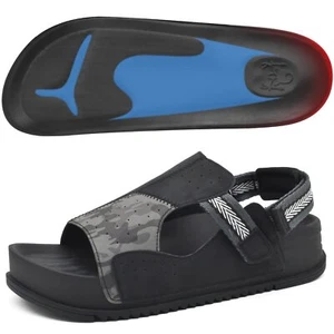 Womens Comfortable Walking Platform Arch Support Orthopedic (Black, SZ 7) - Picture 1 of 9