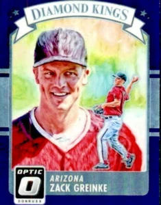 Donruss Optic Purple Diamond Kings 2016 #1 Zack Greinke - Imagen 1 de 2