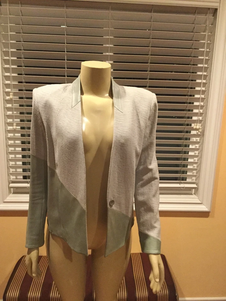 Chaqueta para mujer HELMUT LANG azul claro talla 2 Foto 1 de 4