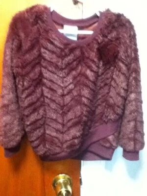 Little girl Burgundy Top size 5 - Image 1 of 4