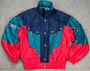 Phenix Sports Vintage Damen Full Zip versteckte Kapuze Langarm Jacke Größe Large - Bild 1 von 12