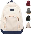 Kawaii Backpacks Big Capacity Travel Backpack Cute Aesthetic Bluewhite