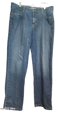 Pantalones de mezclilla para mujer BandolinoBlu - Talla 14 - Bolsillos bordados mandie Y2K Foto 1 de 4