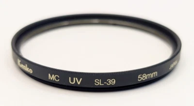 Kenko 58mm Filter MC UV SL-39 Camera Lens Protection Clear Japan - Image 1 of 4