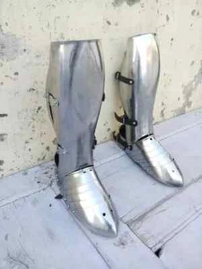 Medieval Great Knight leg Guard Armor Lerp Armor Sca Cosplay Larp Leg Armor - Picture 1 of 4