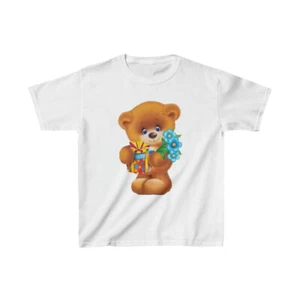 Kids Heavy Cotton™ Tee boy girl t shirt classic fit size xs to xl - Picture 1 of 13