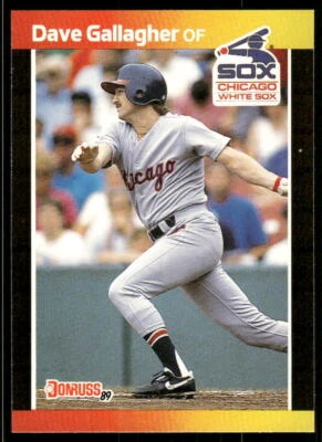1989 Donruss #384d Dave Gallagher - Image 1 of 2